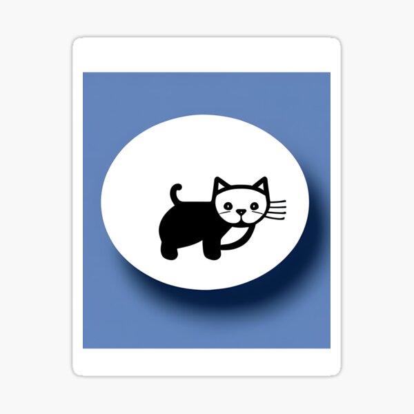 Walking Cat Sticker