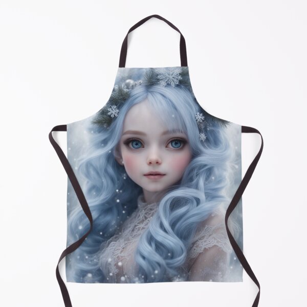 Item preview, winter girl blue hair designed and sold by WaryTales.