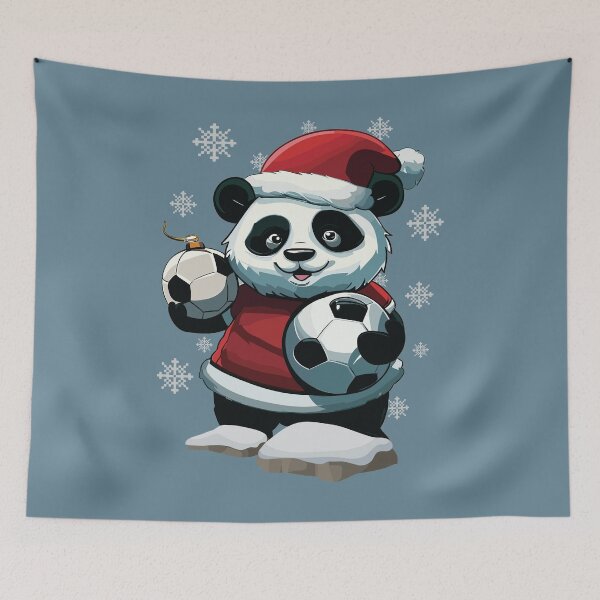 Item preview, Christmas Soccer Panda Santa designed and sold by Numero14.