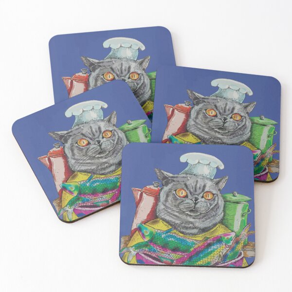Item preview, Cat Cook -Digital art designed and sold by StudioViArt.