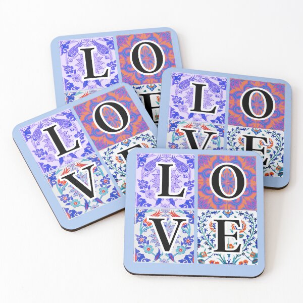 Item preview, Love Dutch Tile Colorful designed and sold by stargazerhill.