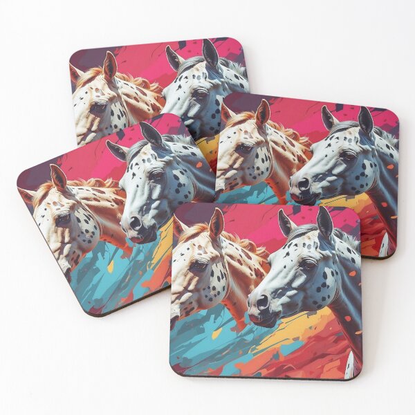 Item preview, Two Spotted Mustangs  designed and sold by ElLocoMus.