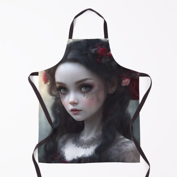 Item preview, Dark girl in forest red roses designed and sold by WaryTales.