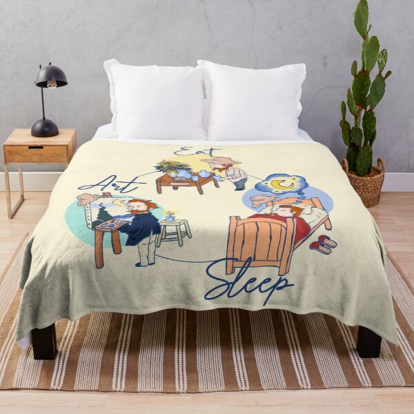 Item preview, Eat - Sleep - Art with Van Gogh designed and sold by ThaisMelo.