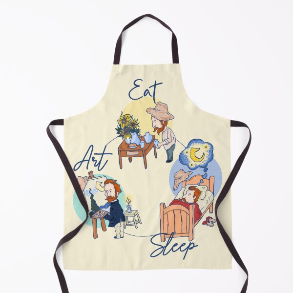 Item preview, Eat - Sleep - Art with Van Gogh designed and sold by ThaisMelo.