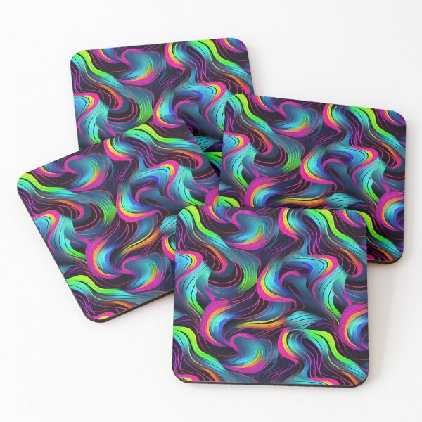 Item preview, Colorful neon pattern designed and sold by OlmArtify.