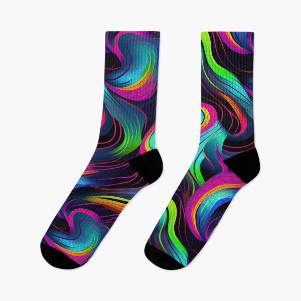 Item preview, Colorful neon pattern designed and sold by OlmArtify.