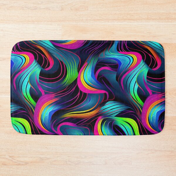 Item preview, Colorful neon pattern designed and sold by OlmArtify.