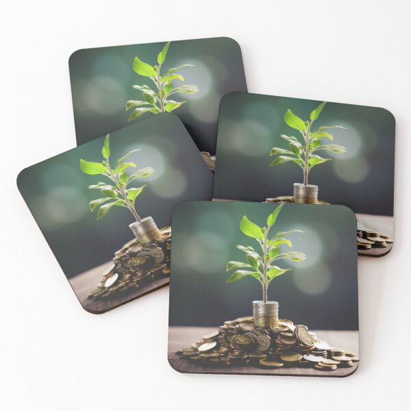 Item preview, Plants Joint With Stack Of Coins  designed and sold by FireFXStudio.