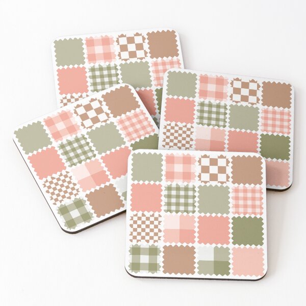 Item preview, Patchwork Checker Pattern designed and sold by CreativeDraws42.