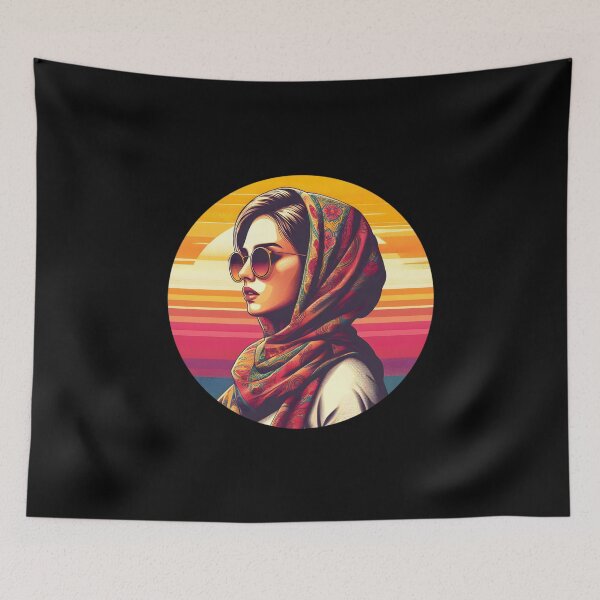 Aperçu de l'œuvre Fille iranienne - design persan (iran) créée et vendue par Persian Pride Official.