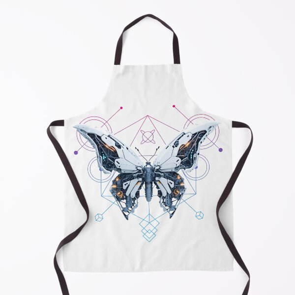 Item preview, A futuristic technological butterfly with sacred geometry designed and sold by Mixteco.