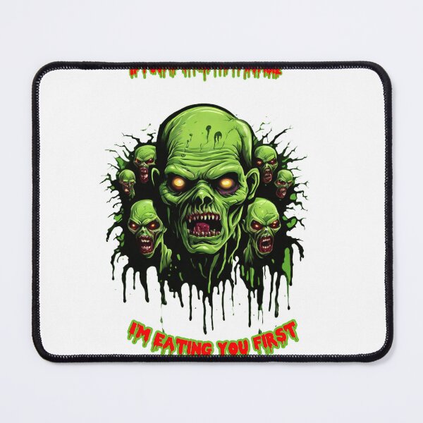 Item preview, Funny Quote Zombie - If i come back as a zombie i'm eating you first Sticker designed and sold by rayperilloux.