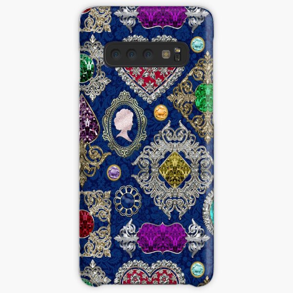 Gorgeous Victorian Jewelry Brooch Gemstone Collage Samsung Galaxy Snap Case