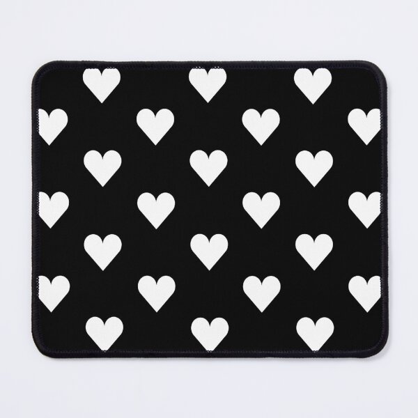 Item preview, Medium WHITE and BLACK LOVE HEARTS designed and sold by RachelMacht.