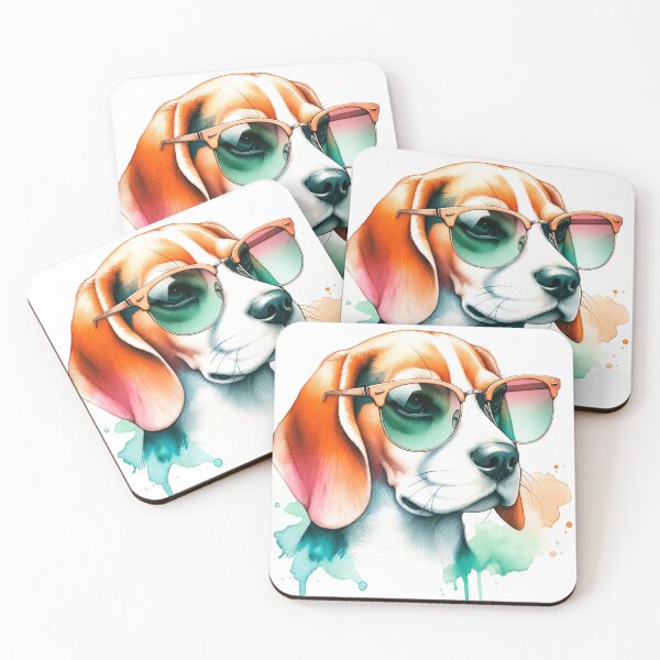 Item preview, Sophisticated Pup: Elegance in Shades designed and sold by WatercolorWhisk.