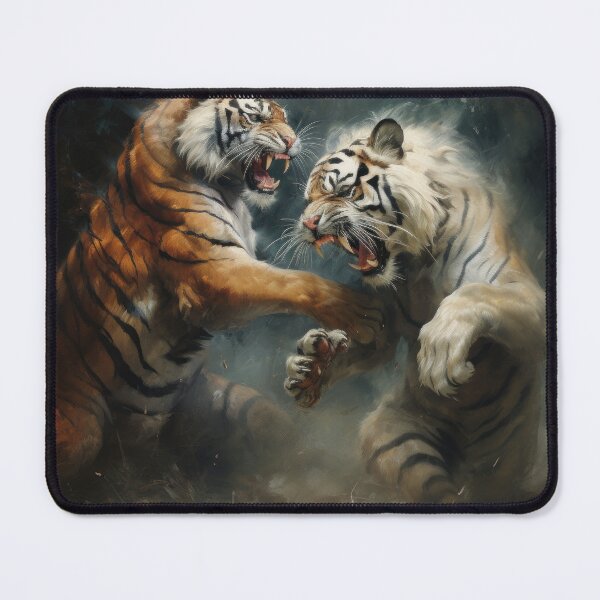Item preview, Two Tigers Fighting designed and sold by FireFXStudio.