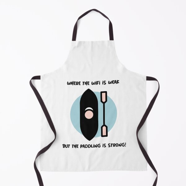 Item preview, Kayak: Where the WiFi is Weak but the Paddling is Strong! designed and sold by CanvasHarbor.