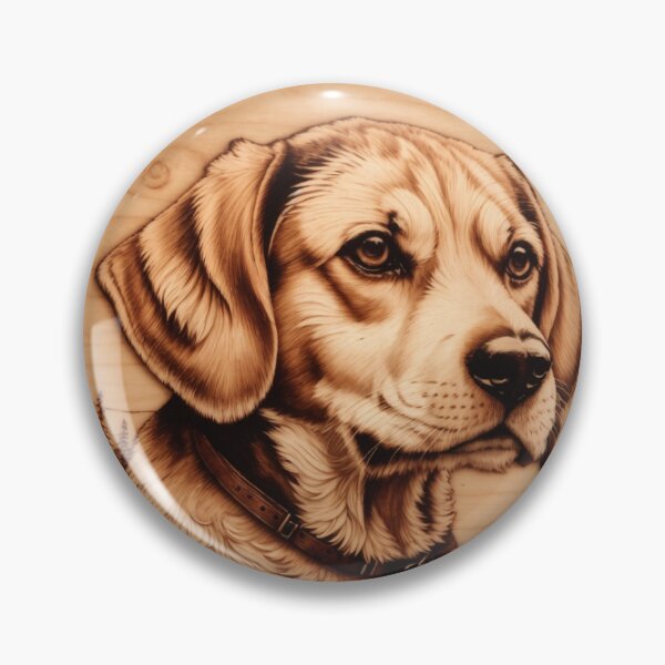 Item preview, Beagle: The Charm of Wood (Pyro Pets Art - 006) designed and sold by pyropetsart.