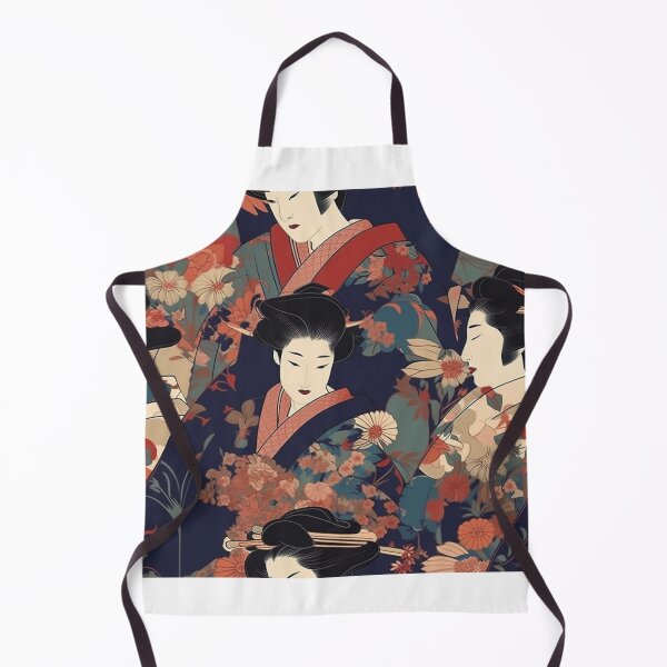 Item preview, Japanese Geisha Digital Pattern 3 designed and sold by zolarche.