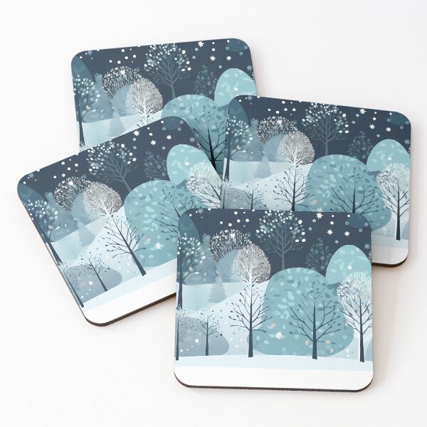 Item preview, Winter Trees Landscape designed and sold by KD Merch.