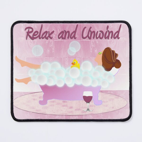 Item preview, Lady In Tub In Pink designed and sold by m2inspiration.