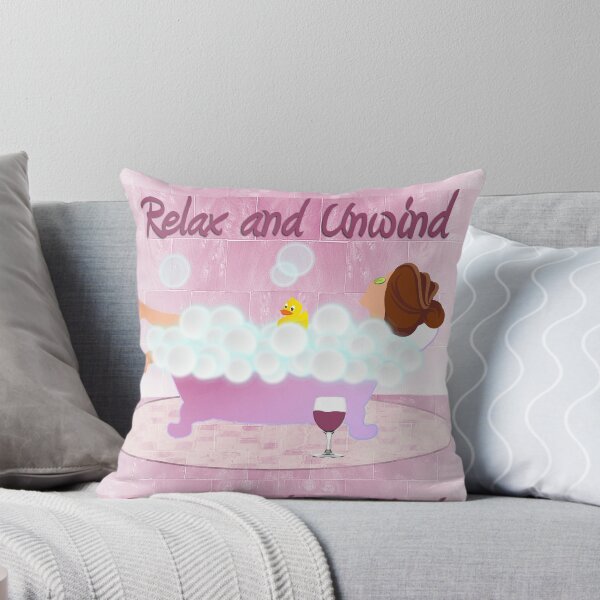 Item preview, Lady In Tub In Pink designed and sold by m2inspiration.