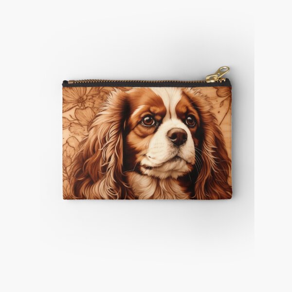 Item preview, Cavalier King Charles Spaniel: The Graceful Charm of Wood (Pyro Pets Art - 030) designed and sold by pyropetsart.