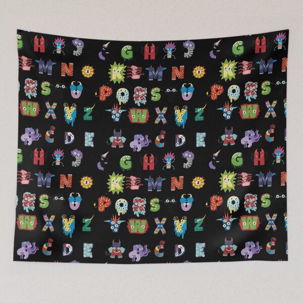 Item preview, Monstrous alphabet designed and sold by maja-faron.