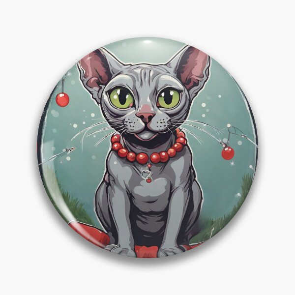 Artikelvorschau, Weihnachts-Sphynx-Katze entworfen und verkauft von bugilugi.