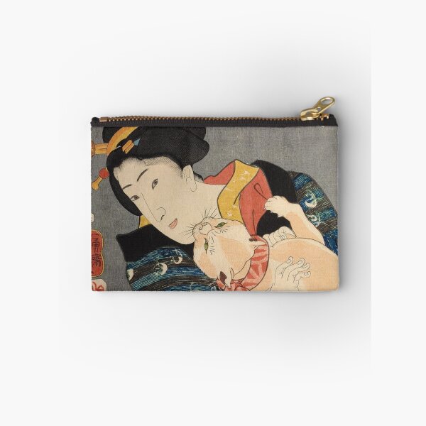 Item preview, Woman playing with a Cat (1852) - Utagawa Kuniyoshi designed and sold by SALON DES ARTS.