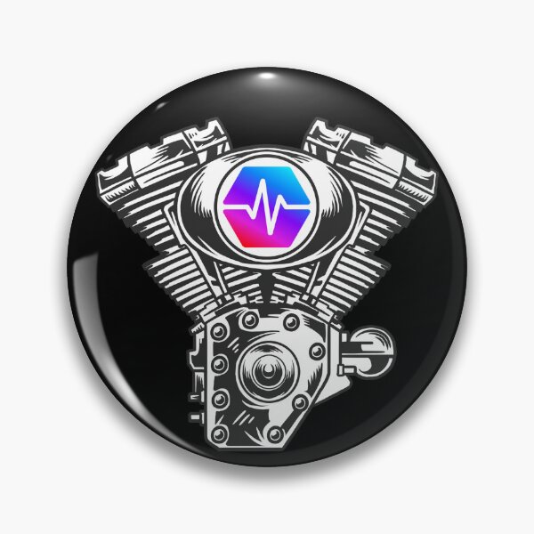Item preview, Pulsechain Engine - Crypto Logo designed and sold by GetCryptoSwag.