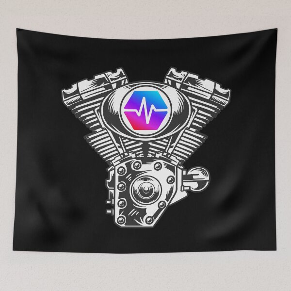 Item preview, Pulsechain Engine - Crypto Logo designed and sold by GetCryptoSwag.