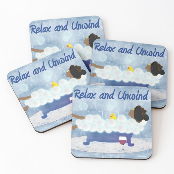 Item preview, Lady In Tub In Blue designed and sold by m2inspiration.