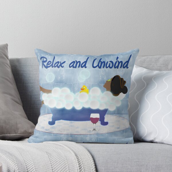 Item preview, Lady In Tub In Blue designed and sold by m2inspiration.