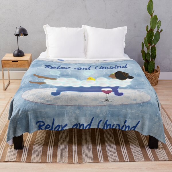 Item preview, Lady In Tub In Blue designed and sold by m2inspiration.