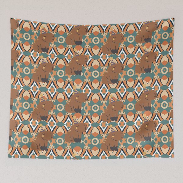 Item preview, Capybara Pattern designed and sold by BettySpicer.