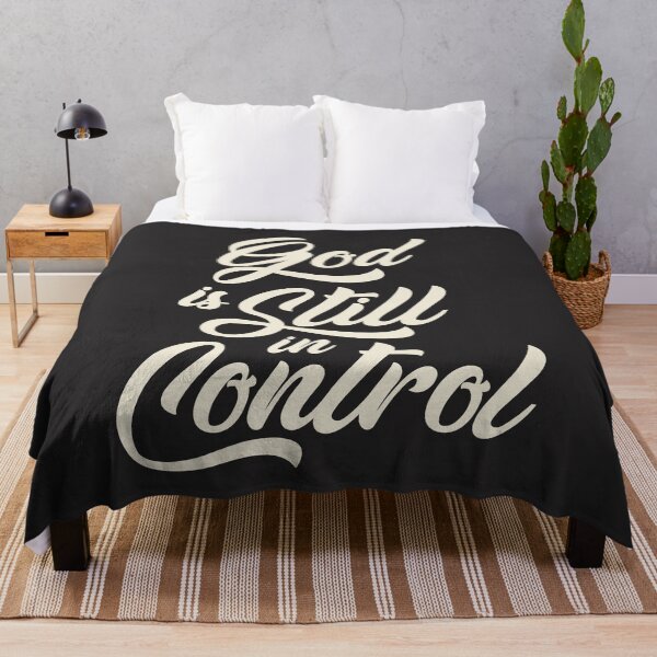 Item preview, God is Still in Control Christian Quote designed and sold by cidolopez.