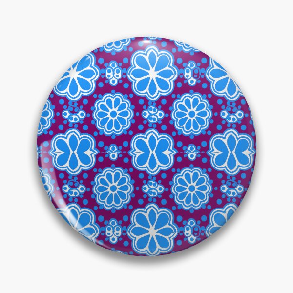 Item preview, ABSTRACT GEOMETRIC PATTERN PURPLE-BLUE ART designed and sold by sharlesart.