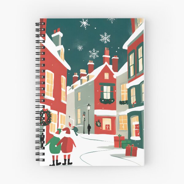 Item preview, Christmas Card Poster Art Festive Holiday Illustration 042 designed and sold by StickyBastardz.