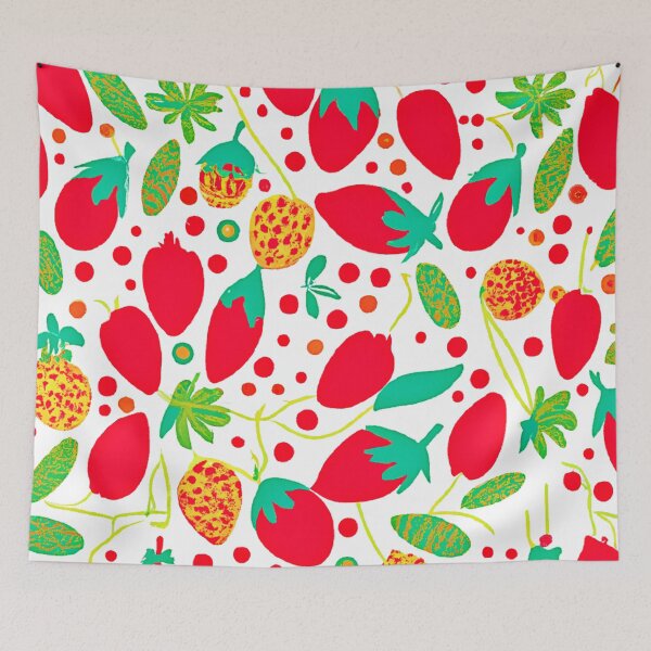 Item preview, Fruitful Palette Vivid Pattern designed and sold by Health And Fitness Posts e-Store.