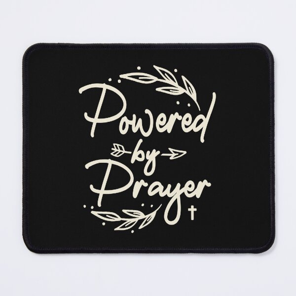 Item preview, Powered By Prayer Christian Quote  designed and sold by cidolopez.