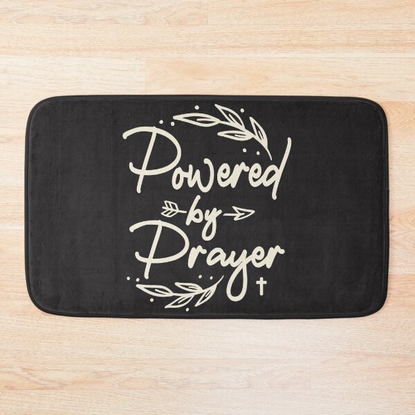 Item preview, Powered By Prayer Christian Quote  designed and sold by cidolopez.