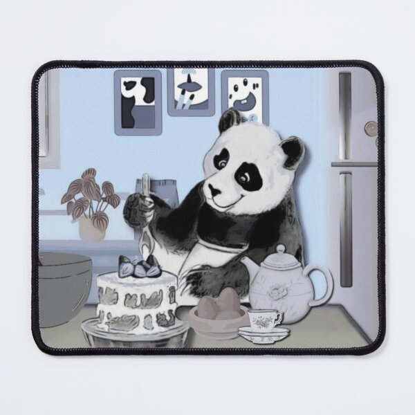 Item preview, Just a Panda Bear Baking a Cake designed and sold by gleefulme.