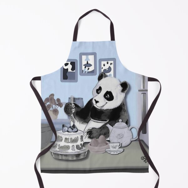 Item preview, Just a Panda Bear Baking a Cake designed and sold by gleefulme.