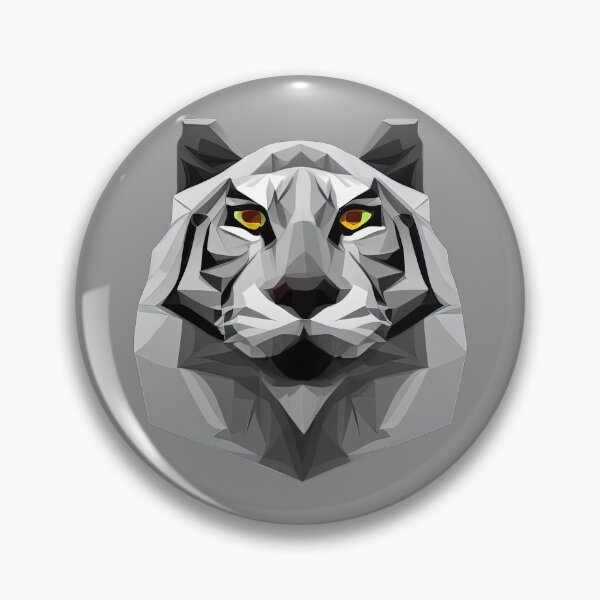 Item preview, Angry White Tiger designed and sold by PolygonXYZ.