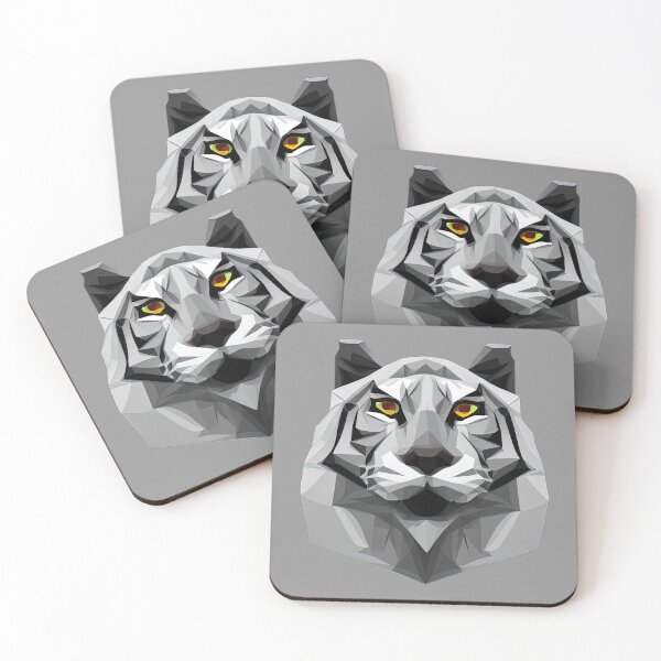 Item preview, Angry White Tiger designed and sold by PolygonXYZ.