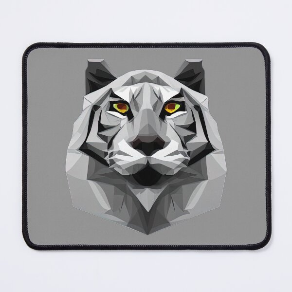 Item preview, Angry White Tiger designed and sold by PolygonXYZ.