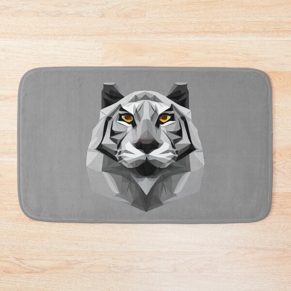 Item preview, Angry White Tiger designed and sold by PolygonXYZ.