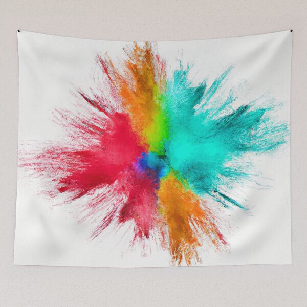 Item preview, Color Burst Centerpiece Art designed and sold by Health And Fitness Posts e-Store.